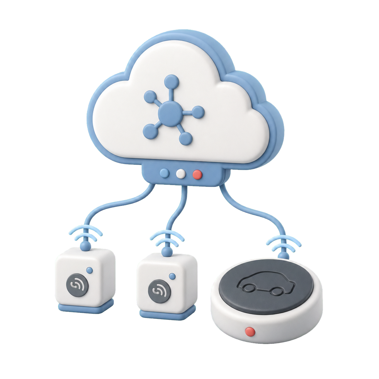 連接到 IoT 感測器節點的雲端平台