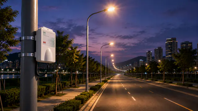 台灣市政單位的 NB-IoT 智慧路燈控制