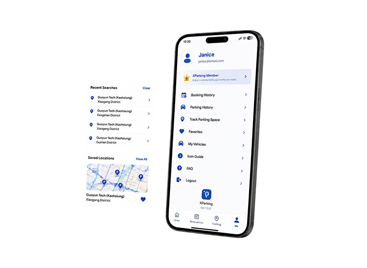xParking 智慧停車 App