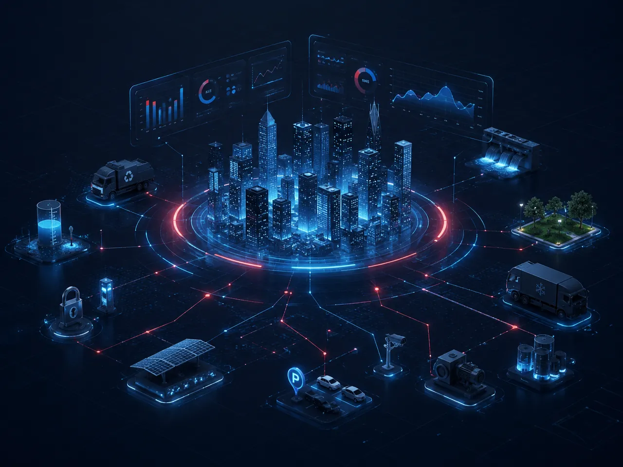 IoT View AIoT 整合戰情室與智慧城市營運監控介面